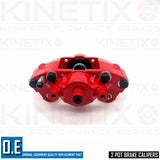 FOR NISSAN R32 GTR 300 ZX SILVIA S13 S14 S15 REAR 2 POT BRAKE CALIPERS RED LH RH