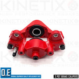 FOR NISSAN R32 GTR 300 ZX SILVIA S13 S14 S15 REAR 2 POT BRAKE CALIPERS RED LH RH