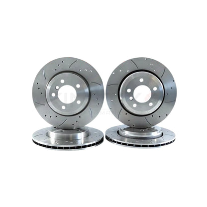 FOR INFINITI EX30 FX30 FX50 G37 Q60 FRONT REAR BRAKE DISCS 355mm 350mm