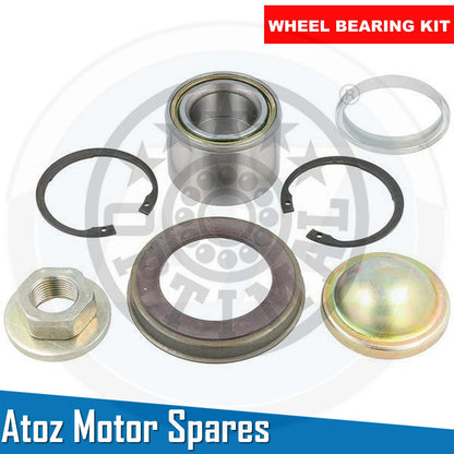FOR FORD FOCUS FIESTA FUSION MAZDA 2 REAR WHEEL BEARING KIT (ABS SEAL CLIP NUT)