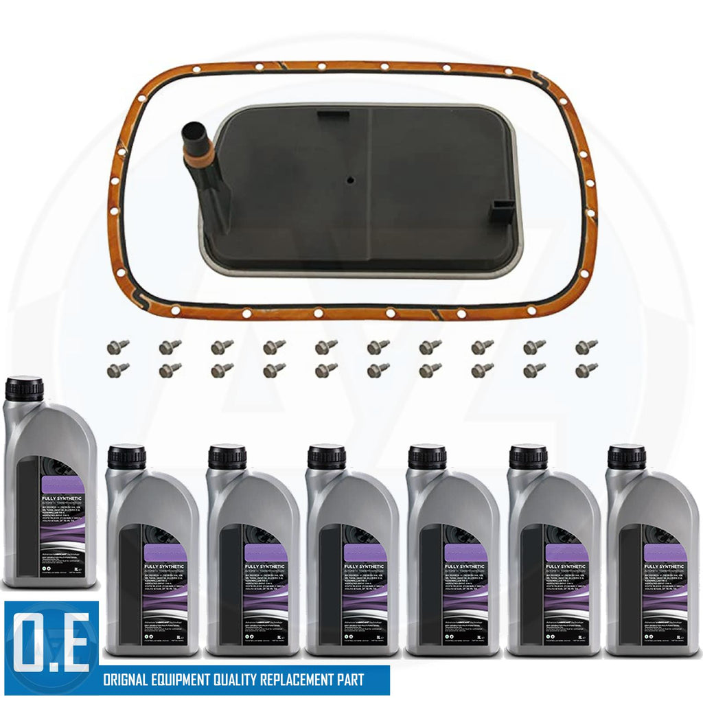 FOR BMW E39 E46 E83 AUTOMATIC TRANSMISSION GEARBOX FILTER PAN GASKET 6L OIL KIT