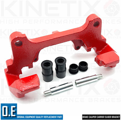 FOR AUDI A4 B8 A5 8T3 8F7 8TA FRONT BRAKE CALIPER CARRIER SLIDER BRACKET RED 314