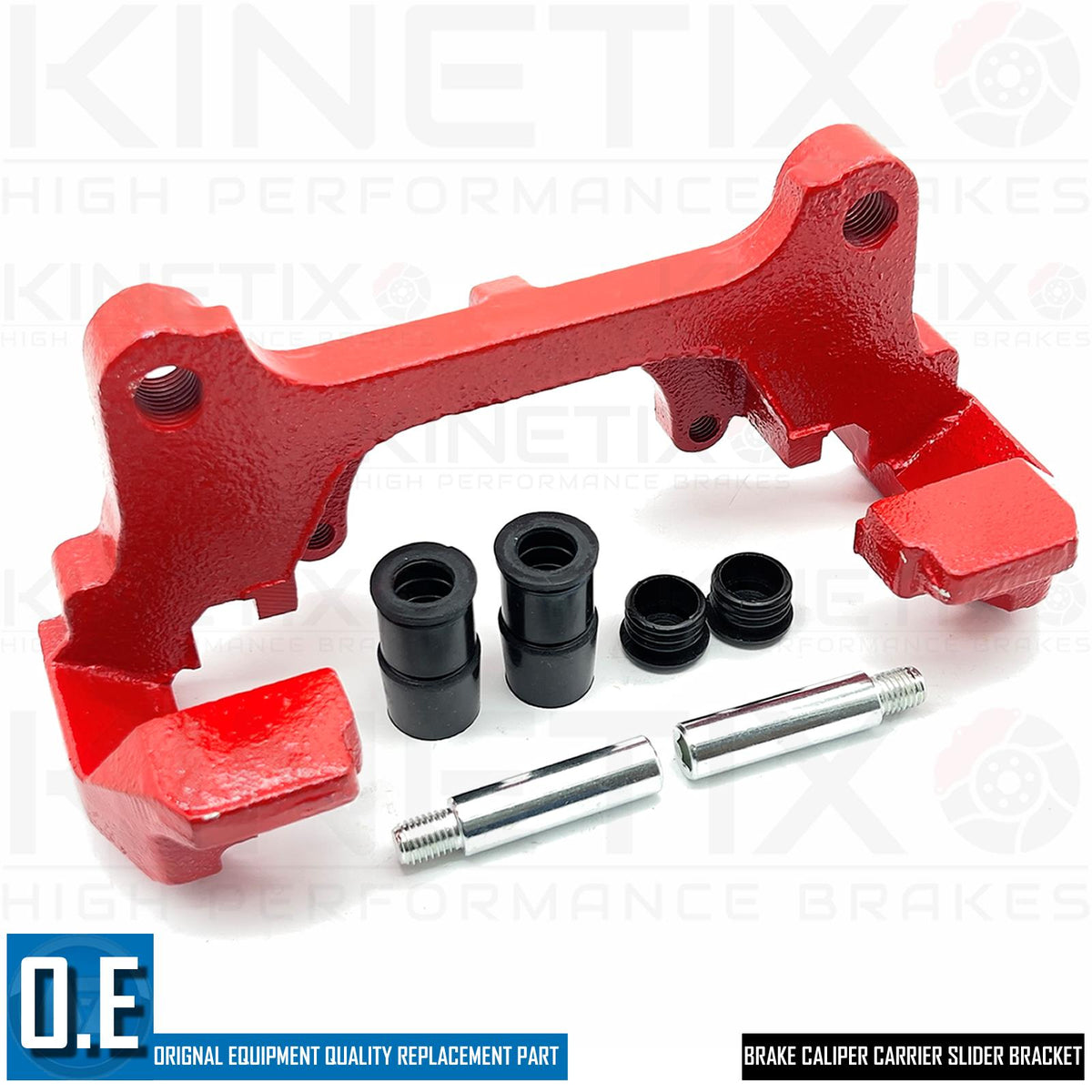 FOR AUDI A4 B8 A5 8T3 8F7 8TA FRONT BRAKE CALIPER CARRIER SLIDER BRACKET RED 314