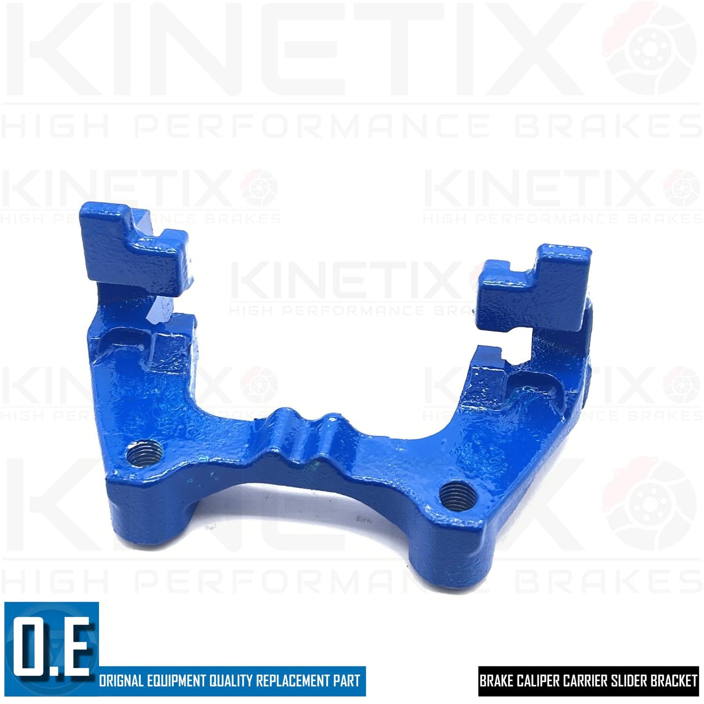 FOR AUDI SEAT SKODA VW REAR BRAKE CALIPER CARRIER SLIDERS BRACKETS PAIR BLUE