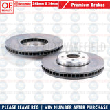 348mm Brembo Front Axle Two-Piece High Carbon Brake Discs BMW 5 Series GT F07
