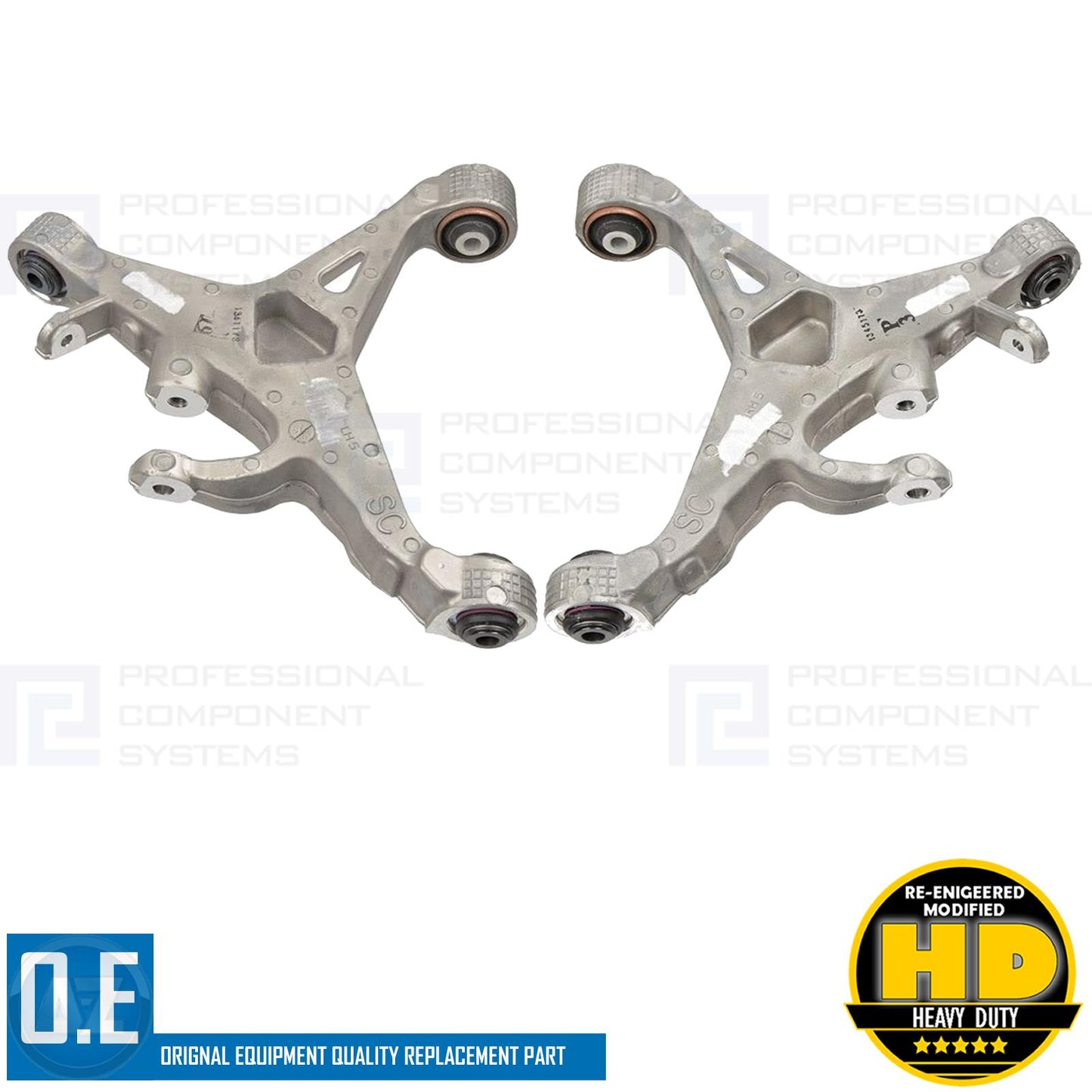 FOR JAGUAR F-TYPE REAR LOWER LEFT RIGHT SUSPENSION WISHBONE TRACK CONTROL ARMS
