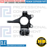 FOR FORD MONDEO MK3 FRONT AXLE STEERING KNUCKLES HUBS WITH WHEEL BEARINGS FITTED