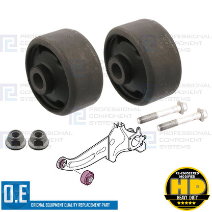 FOR MONDEO JAGUAR X TYPE REAR TRAILING ARM SUSPENSION CONTROL ARM BUSH BUSHES X2