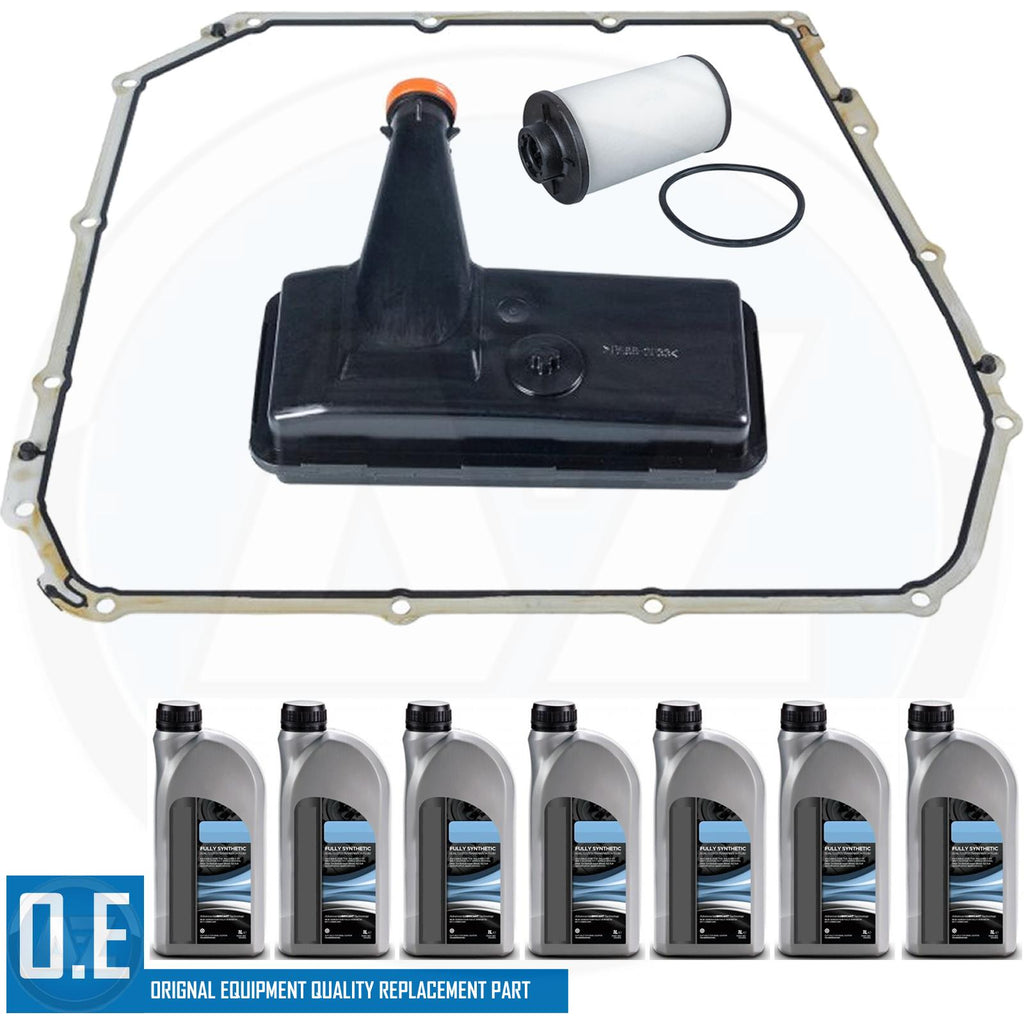 FOR AUDI A4 A5 A6 A7 S4 S5 S6 S7 Q5 AUTOMATIC TRANSMISSION GEARBOX FILTER 7L OIL