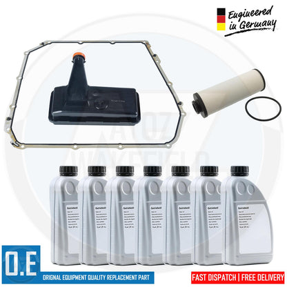 FOR AUDI Q5 AUTOMATIC S-TRONIC DSG TRANSMISSION GEARBOX PAN FILTER 7L OIL