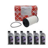 FOR VW GOLF PASSAT 6 SPEED AUTOMATIC DSG TRANSMISSION GEARBOX FILTER 6L OIL KIT
