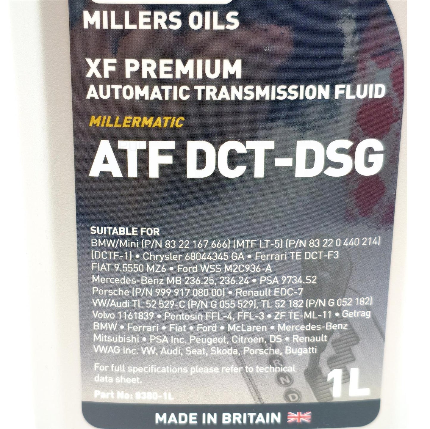 MILLERS OILS DCT DSG TRANSMISSION GEARBOX OIL AUDI BMW CUPRA SEAT SKODA 1L