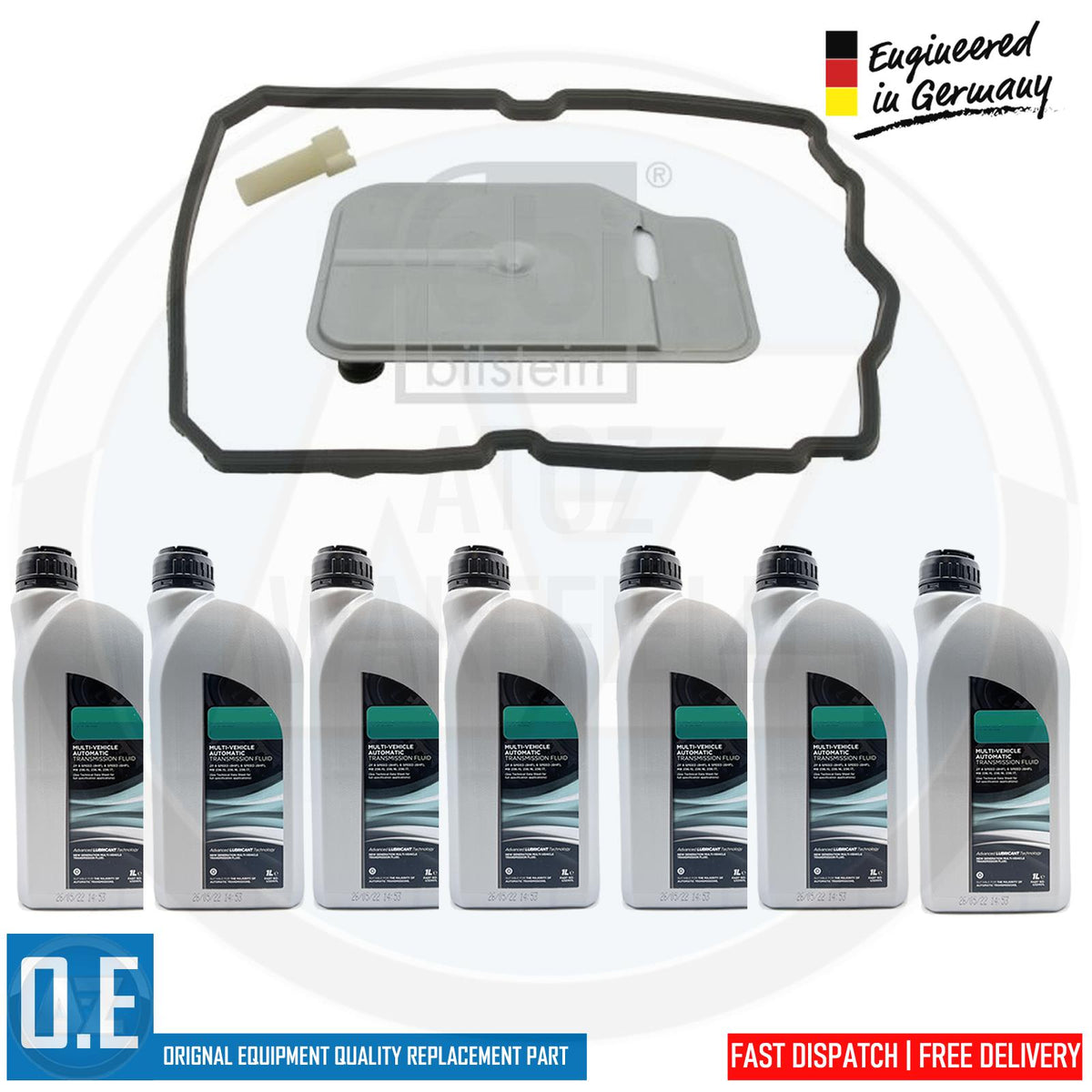 FOR MERCEDES 7-SPEED 722.9 AUTOMATIC TRANSMISSION GEARBOX PAN FILTER 7L OIL