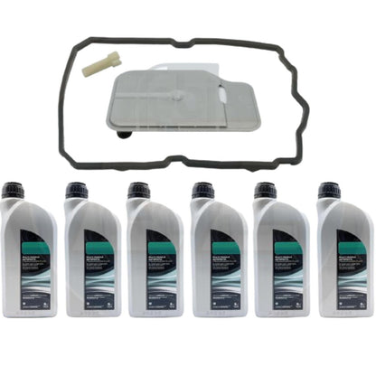 FOR MERCEDES E-CLASS AUTOMATIC TRANSMISSION GEARBOX SUMP PAN FILTER 6L OIL KIT