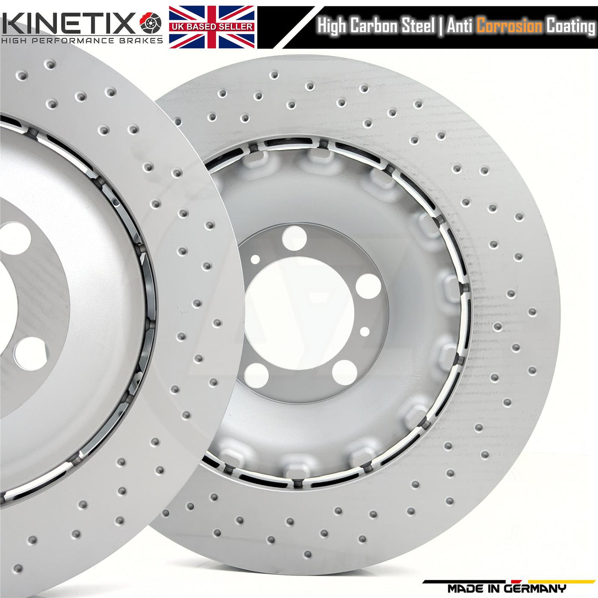 FOR PORSCHE 911 (992) GT3 RS 2021-2024 FRONT LEFT RIGHT BRAKE DISCS PADS 408mm