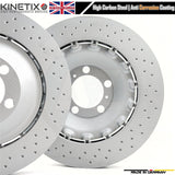 FOR PORSCHE 911 (992) GT3 RS 2021-2024 FRONT LEFT RIGHT BRAKE DISCS PADS 408mm