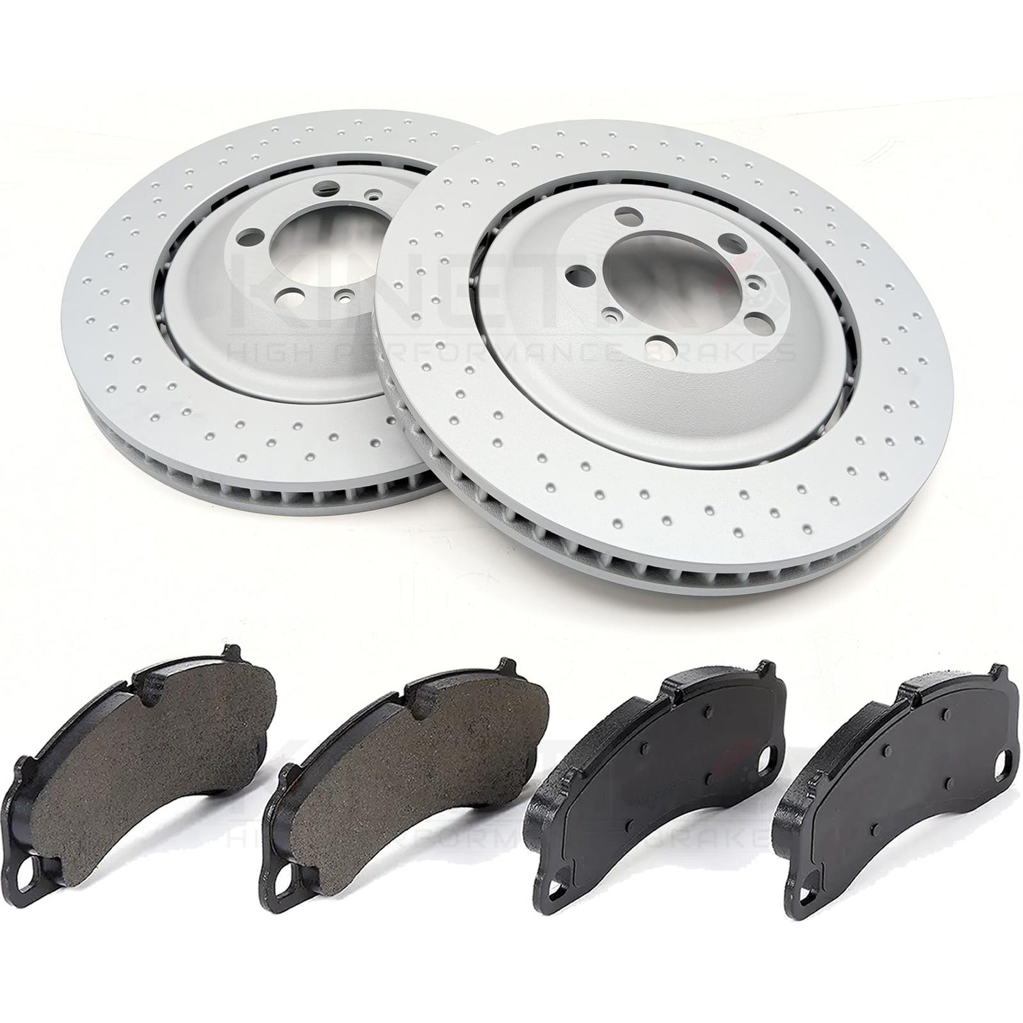FOR PORSCHE 911 (992) GT3 RS 2021-2024 FRONT LEFT RIGHT BRAKE DISCS PADS 408mm
