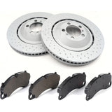 FOR PORSCHE 911 (992) GT3 RS 2021-2024 FRONT LEFT RIGHT BRAKE DISCS PADS 408mm