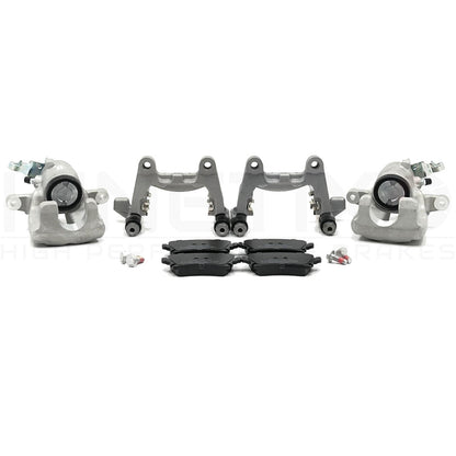 VW CADDY REAR SOLID TO VENTED DRILLED BRAKE DISC PADS CALIPERS CONVERSION KIT TO 310mm x 22mm
