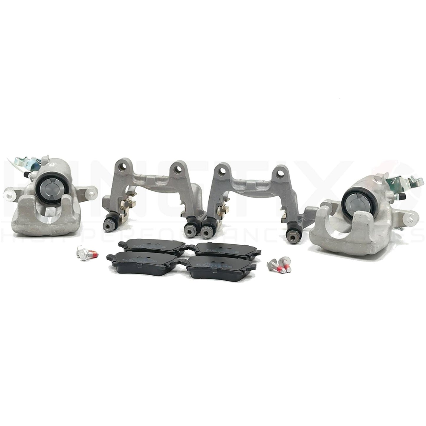 FOR VW CADDY MK3 MK4 REAR 310mm BIG BRAKE CALIPER CARRIERS CONVERSION KIT