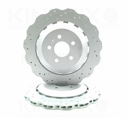 FOR AUDI RS6 C7 (2013-2018) PERFORMANCE REAR WAVEY BRAKE DISC 356mm 4G0615601E