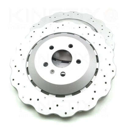 FOR AUDI RS6 C7 (2013-2018) PERFORMANCE REAR WAVEY BRAKE DISC 356mm 4G0615601E