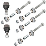 FOR IVECO DAILY 2014- 2 FRONT LOWER SUSPENSION WISHBONE ARM BALL JOINTS BUSHES