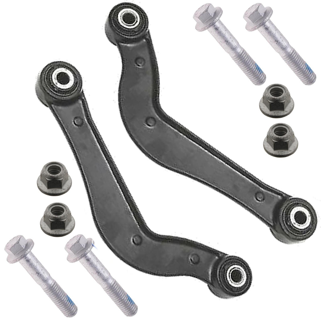 FOR JAGUAR X-TYPE REAR SUSPENSION UPPER SEMI TRAILING ARMS NUTS BOLTS PAIR X2