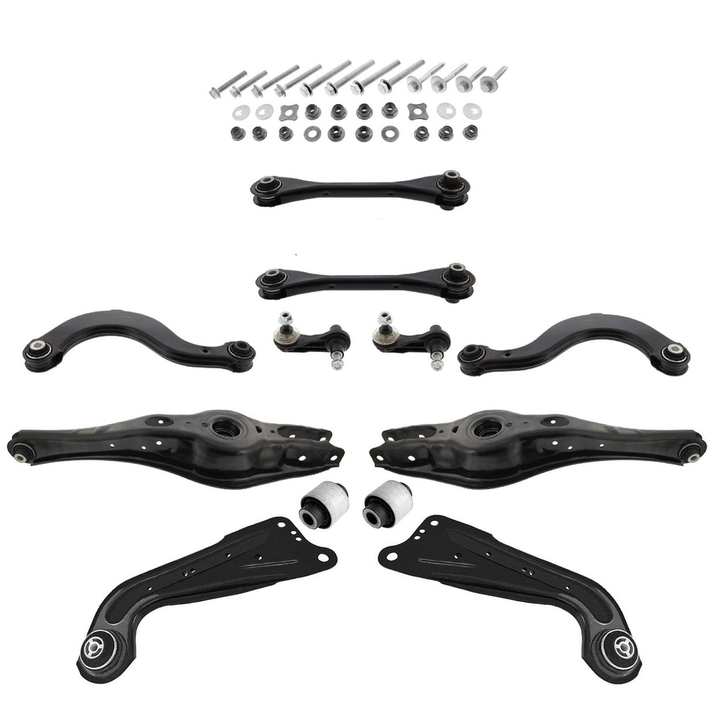 FOR AUDI A1 S1 QUATTRO REAR UPPER LOWER SUSPENSION WISHBONE CONTROL ARMS LINKS