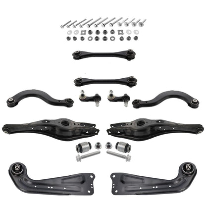 FOR SEAT TARRACO REAR UPPER LOWER SUSPENSION WISHBONES CONTROL ARMS LINKS KIT