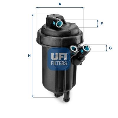 GENUINE UFI FUEL FILTER HOUSING FOR VAUXHALL TIGRA TwinTop 1.3 CDTI 93186524