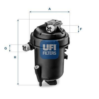 OEM UFI FUEL FILTER HOUSING FOR FIAT SEDICI (189_) 1.9 D 2.0 D Multijet 51757948