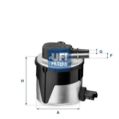 UFI FUEL FILTER HOUSING FITS FORD C-MAX FOCUS FIESTA VOLVO C30 S40 S80 V50 V70