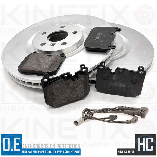 FOR MINI (F56) John Cooper Works GP FRONT BRAKE DISCS PADS WEAR SENSOR 360mm