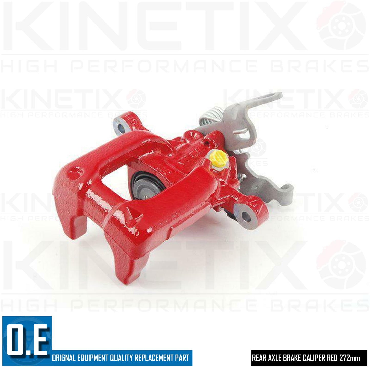 FOR AUDI SEAT SKODA VW REAR AXLE LEFT BRAKE CALIPER RED BRAND NEW 5K0615423 LH