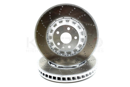 FOR CUPRA FORMENTOR 2.5 VZ5 (2021-) DRILLED FRONT REAR BRAKE DISCS 375mm 310mm