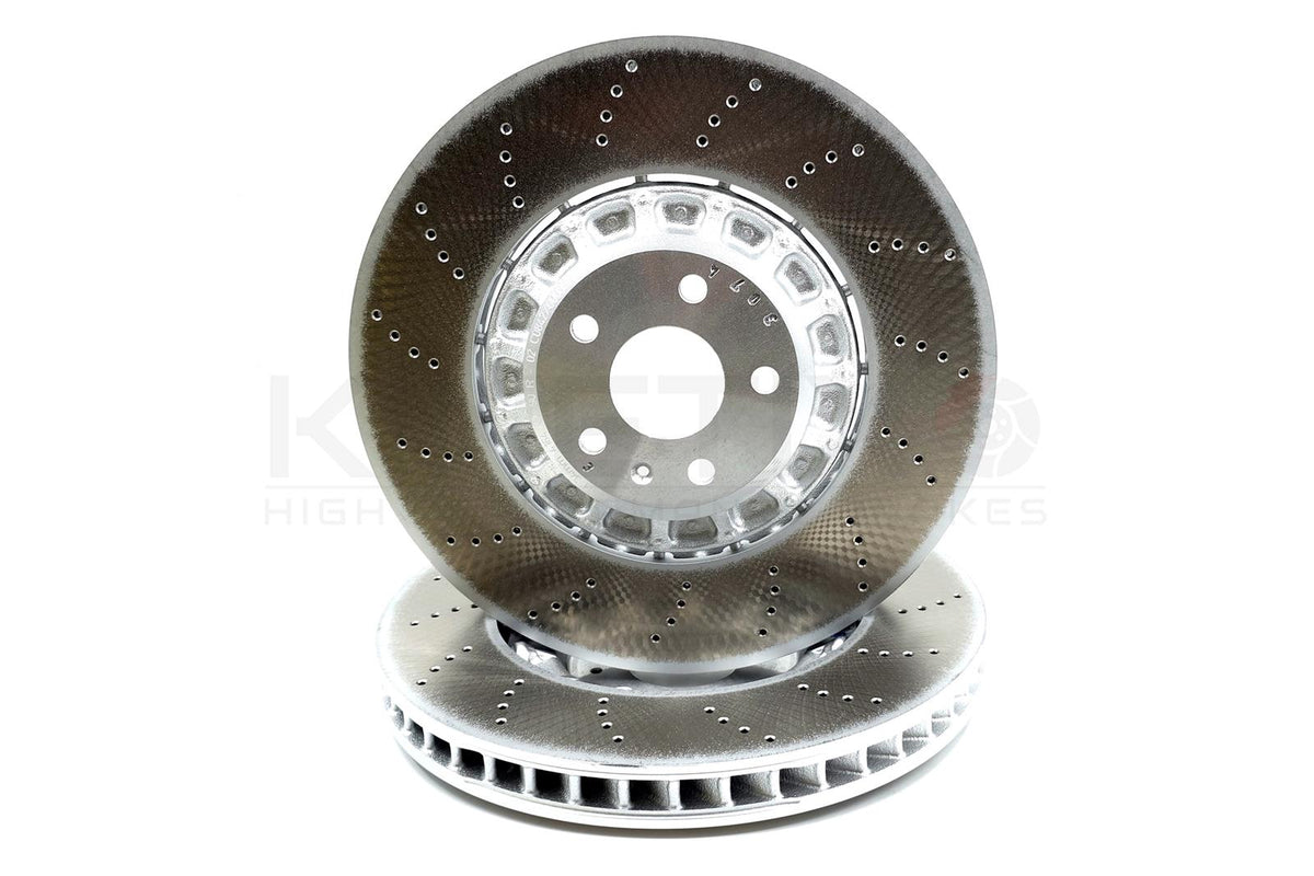 FOR CUPRA FORMENTOR VZ5 DRILLED FRONT REAR BRAKE DISCS BREMBO PADS SENSORS
