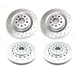 FOR MASERATI GHIBLI 3.0 3.0 D 3.0 S 17- FRONT REAR BRAKE DISCS PADS 360mm 345mm
