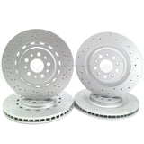 FOR MASERATI GHIBLI 3.0 3.0 D 3.0 S 17- FRONT REAR BRAKE DISCS PADS 360mm 345mm