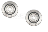 FOR MASERATI GHIBLI 3.0 3.0 D 3.0 S 2017- REAR BRAKE DISCS PADS 345mm 670035019