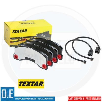 FOR PORSCHE CAYENNE 3.6 4.8 GTS TURBO FRONT BRAKE DISCS TEXTAR PADS WIRES 390mm