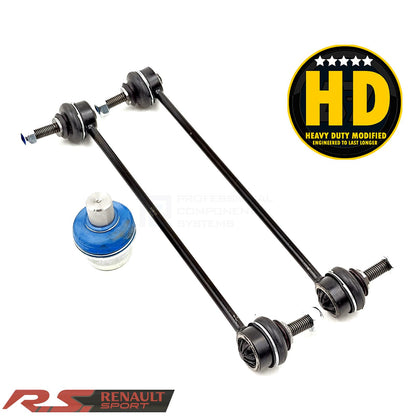 FOR RENAULT MEGANE SPORT RS250 RS265 RS275 FRONT LOWER PIVOT BALL JOINTS LINKS