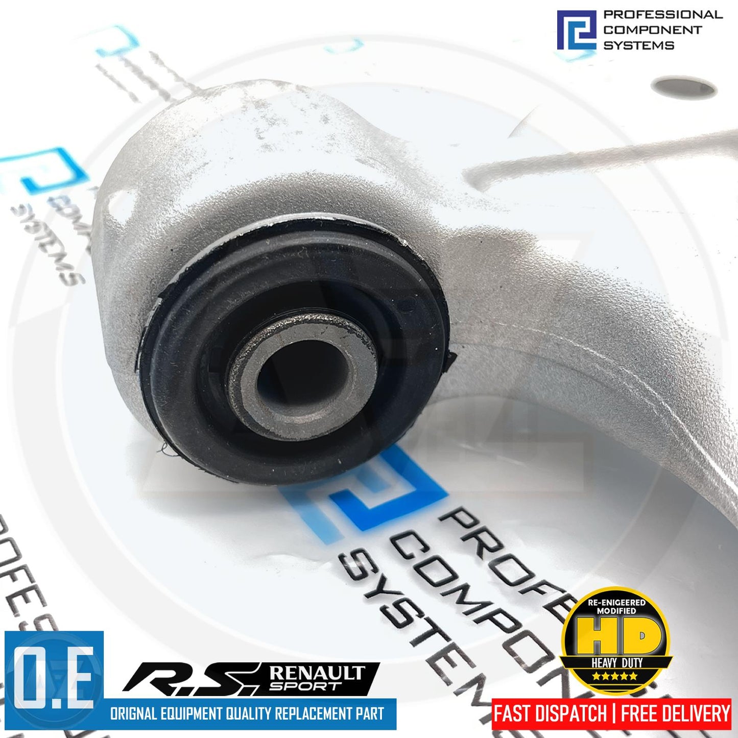 FOR CLIO SPORT 197 200 MK3 RS FRONT LOWER SUSPENSION WISHBONE CONTROL ARMS PAIR