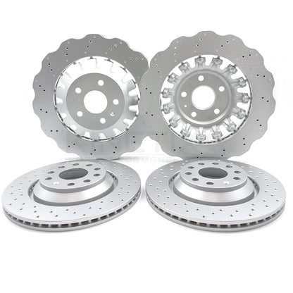 AUDI RS3 8V 15-20 FRONT REAR BRAKE DISCS 8V0615301S/8V0615301C 370mm 310mm
