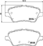 A003 MINTEX PREMIUM FRONT BRAKE PADS SET PREMIUM QUALITY MDB3322