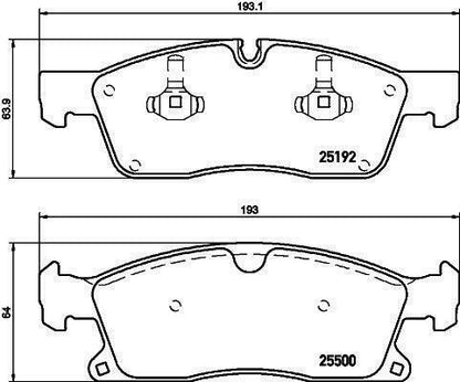 A005 MINTEX PREMIUM FRONT BRAKE PADS SET PREMIUM QUALITY MDB3239
