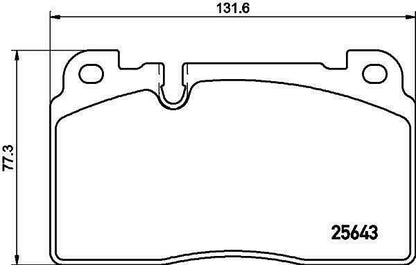 A006 MINTEX PREMIUM FRONT BRAKE PADS SET PREMIUM QUALITY MDB3314