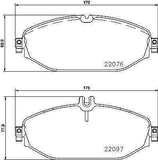 A008 MINTEX PREMIUM FRONT BRAKE PADS SET PREMIUM QUALITY MDB3740
