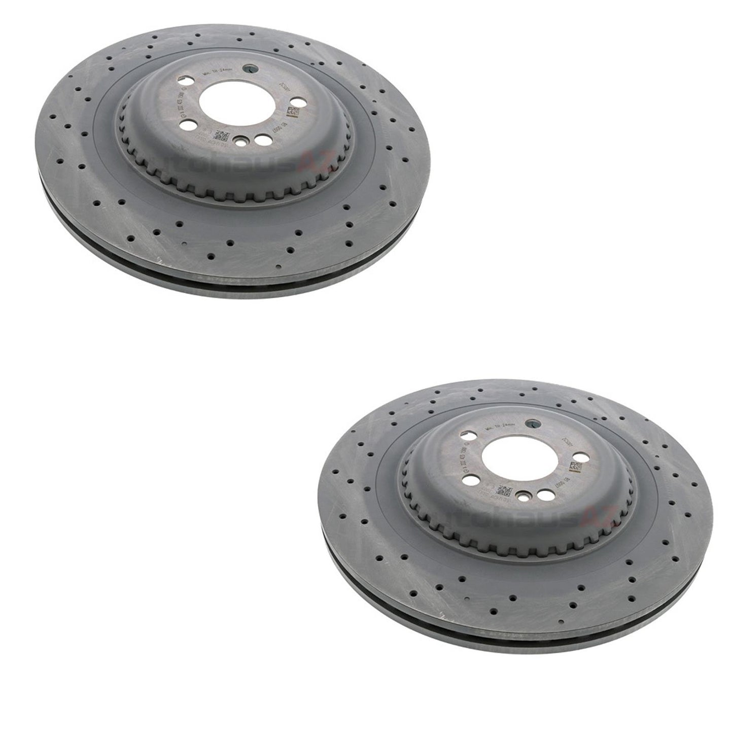 FOR MERCEDES S-CLASS S300 S320 S350 S400 S450 AMG REAR BRAKE DISCS A2224231500