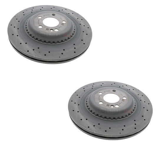 FOR MERCEDES S-CLASS S300 S320 S350 S400 S450 AMG REAR BRAKE DISCS A2224231500